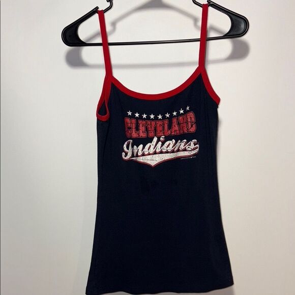 Cleveland Indians Women's Navy and Red Camisole - Picture 1 of 6